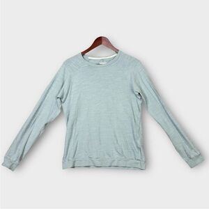 Rag & Bone Standard Issue Long Sleeve Henley Shirt Mens Small Light Blue Casual